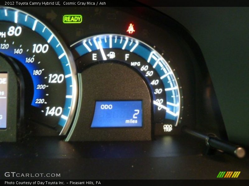 Cosmic Gray Mica / Ash 2012 Toyota Camry Hybrid LE