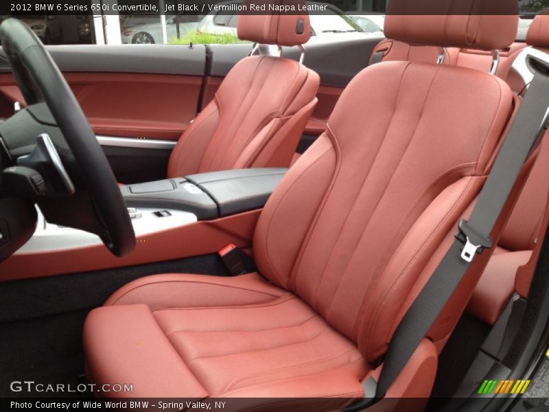 Front Seat of 2012 6 Series 650i Convertible