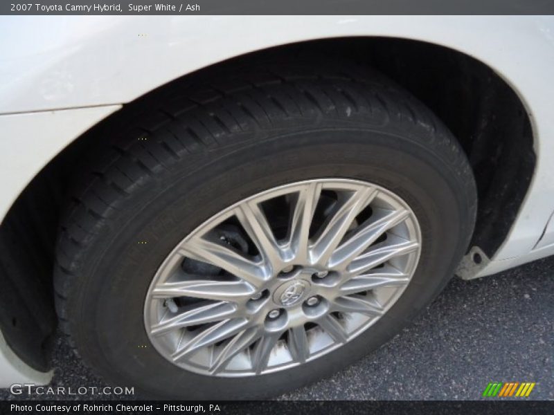 Super White / Ash 2007 Toyota Camry Hybrid