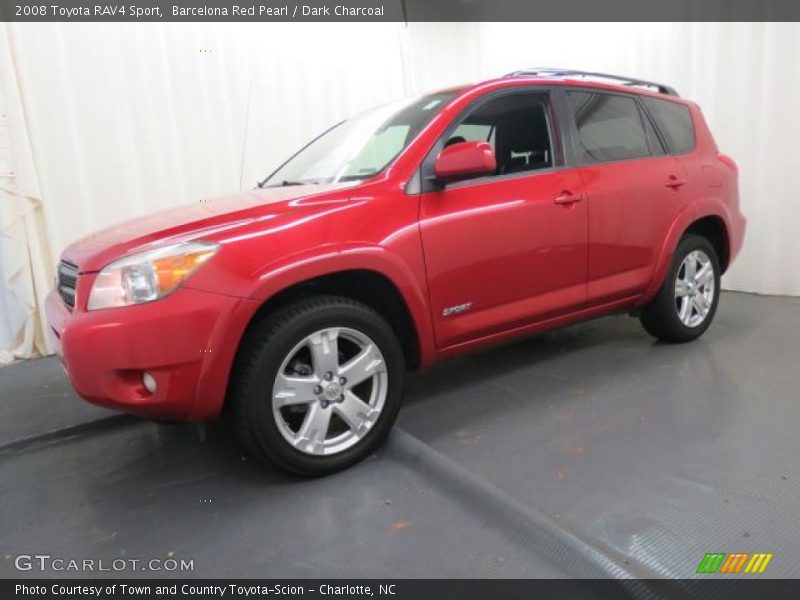 Barcelona Red Pearl / Dark Charcoal 2008 Toyota RAV4 Sport