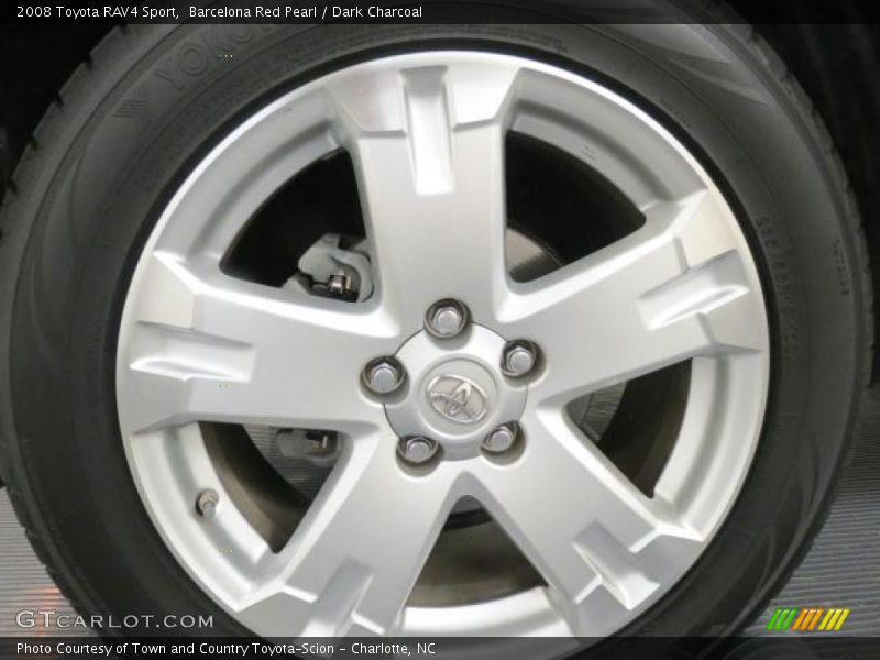 Barcelona Red Pearl / Dark Charcoal 2008 Toyota RAV4 Sport