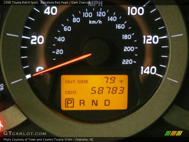 Barcelona Red Pearl / Dark Charcoal 2008 Toyota RAV4 Sport