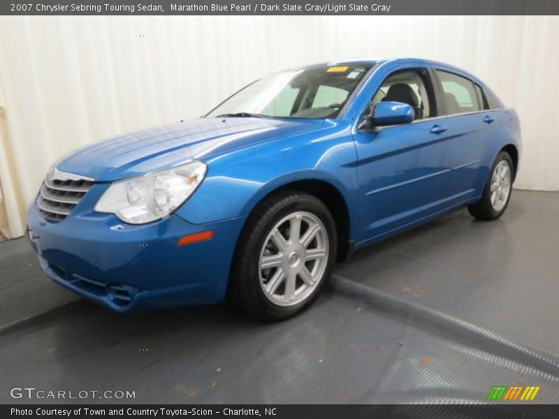 Marathon Blue Pearl / Dark Slate Gray/Light Slate Gray 2007 Chrysler Sebring Touring Sedan