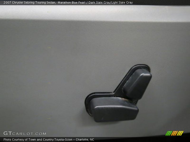 Marathon Blue Pearl / Dark Slate Gray/Light Slate Gray 2007 Chrysler Sebring Touring Sedan