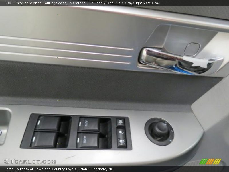 Marathon Blue Pearl / Dark Slate Gray/Light Slate Gray 2007 Chrysler Sebring Touring Sedan