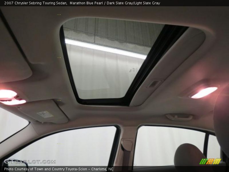 Marathon Blue Pearl / Dark Slate Gray/Light Slate Gray 2007 Chrysler Sebring Touring Sedan