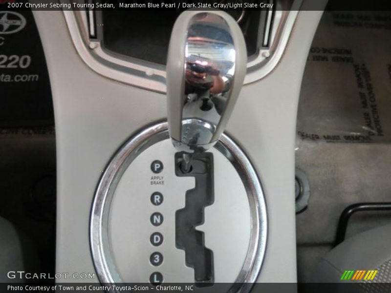 Marathon Blue Pearl / Dark Slate Gray/Light Slate Gray 2007 Chrysler Sebring Touring Sedan