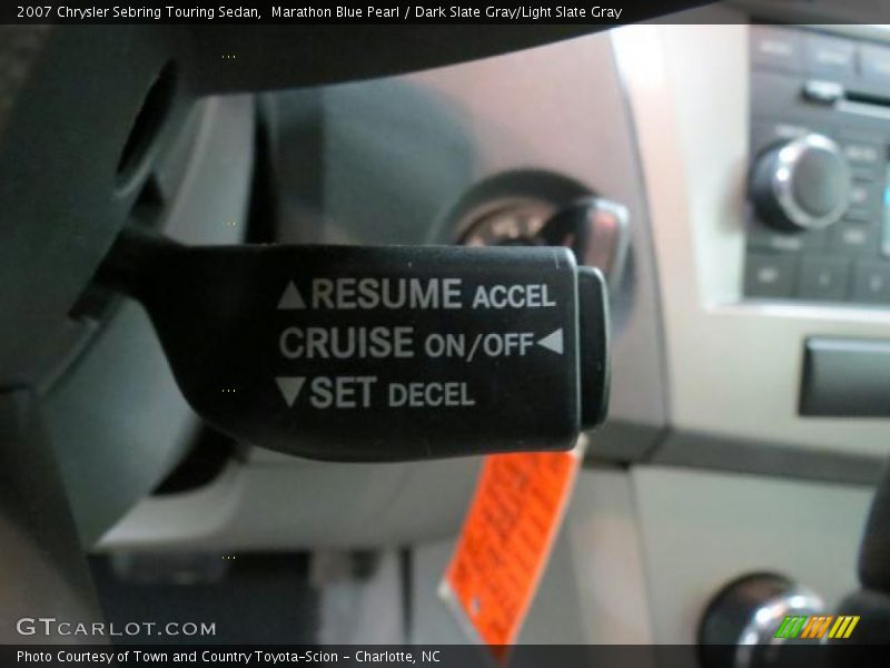 Marathon Blue Pearl / Dark Slate Gray/Light Slate Gray 2007 Chrysler Sebring Touring Sedan