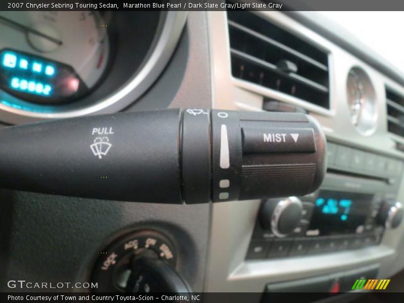 Marathon Blue Pearl / Dark Slate Gray/Light Slate Gray 2007 Chrysler Sebring Touring Sedan