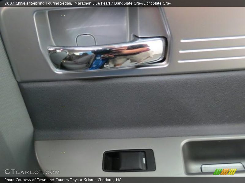Marathon Blue Pearl / Dark Slate Gray/Light Slate Gray 2007 Chrysler Sebring Touring Sedan