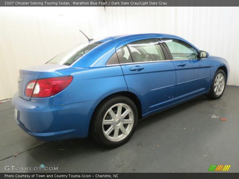 Marathon Blue Pearl / Dark Slate Gray/Light Slate Gray 2007 Chrysler Sebring Touring Sedan