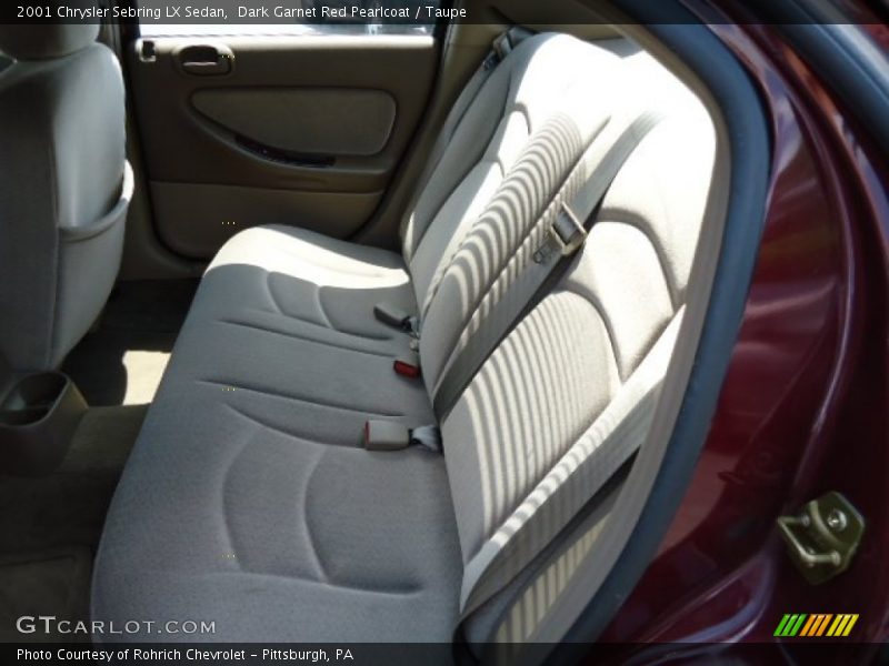 Dark Garnet Red Pearlcoat / Taupe 2001 Chrysler Sebring LX Sedan