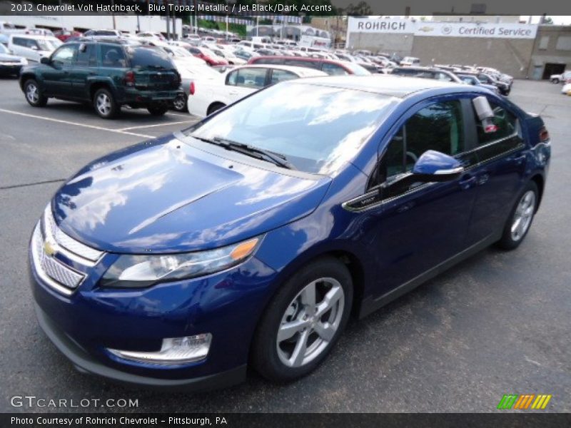 Blue Topaz Metallic / Jet Black/Dark Accents 2012 Chevrolet Volt Hatchback