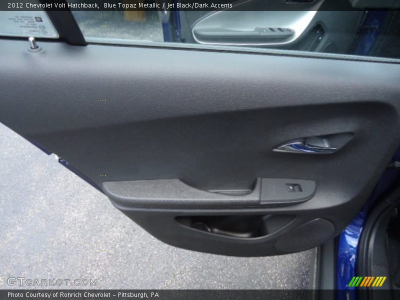 Blue Topaz Metallic / Jet Black/Dark Accents 2012 Chevrolet Volt Hatchback