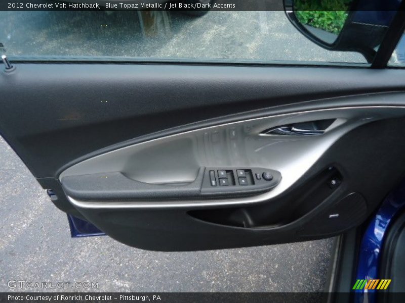 Blue Topaz Metallic / Jet Black/Dark Accents 2012 Chevrolet Volt Hatchback