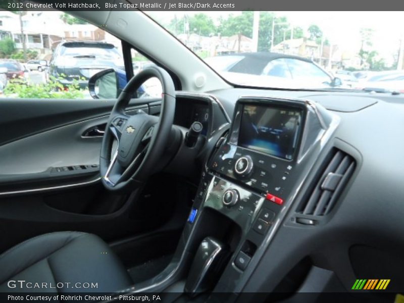 Blue Topaz Metallic / Jet Black/Dark Accents 2012 Chevrolet Volt Hatchback