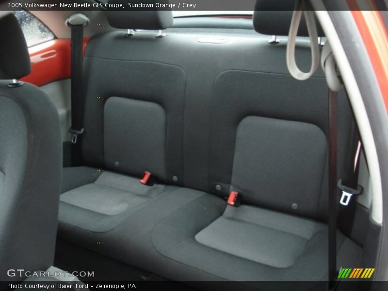 Sundown Orange / Grey 2005 Volkswagen New Beetle GLS Coupe
