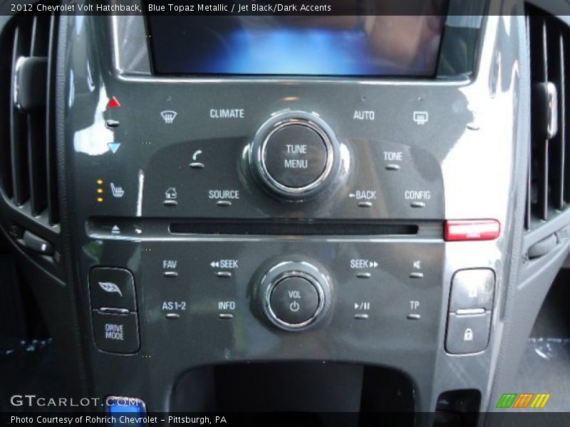 Controls of 2012 Volt Hatchback