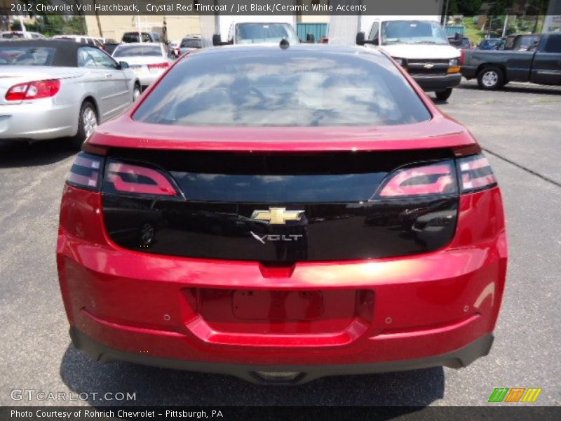 Crystal Red Tintcoat / Jet Black/Ceramic White Accents 2012 Chevrolet Volt Hatchback