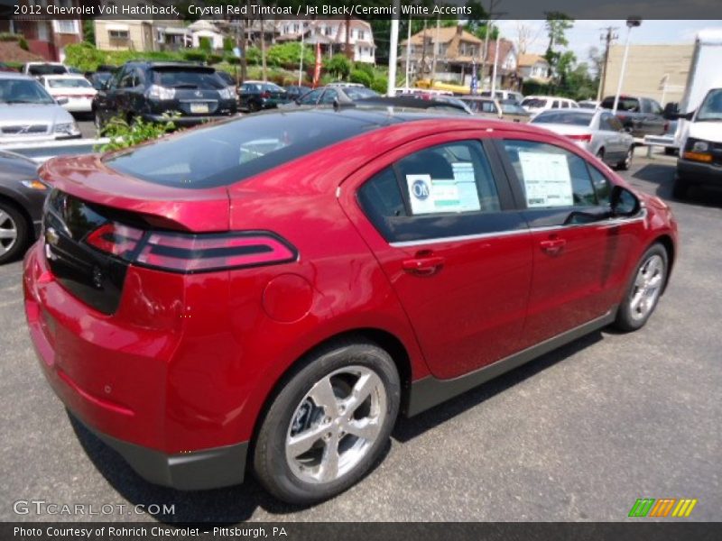 Crystal Red Tintcoat / Jet Black/Ceramic White Accents 2012 Chevrolet Volt Hatchback