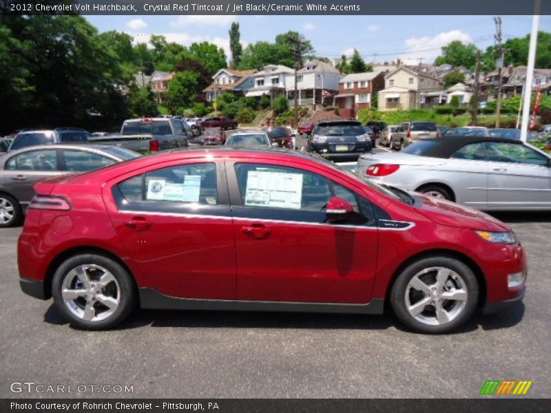 Crystal Red Tintcoat / Jet Black/Ceramic White Accents 2012 Chevrolet Volt Hatchback
