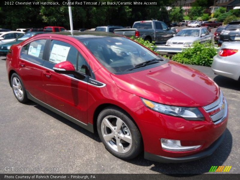 Crystal Red Tintcoat / Jet Black/Ceramic White Accents 2012 Chevrolet Volt Hatchback