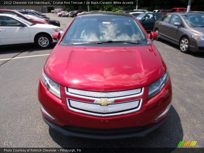 Crystal Red Tintcoat / Jet Black/Ceramic White Accents 2012 Chevrolet Volt Hatchback