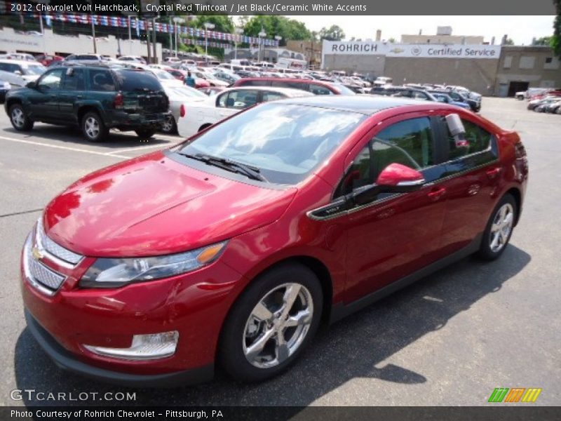 Crystal Red Tintcoat / Jet Black/Ceramic White Accents 2012 Chevrolet Volt Hatchback