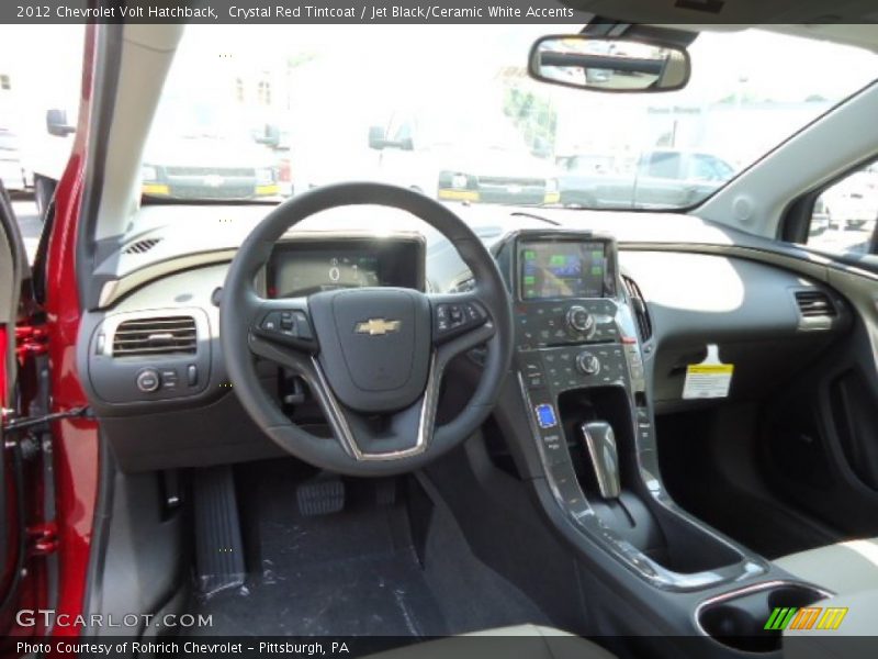 Crystal Red Tintcoat / Jet Black/Ceramic White Accents 2012 Chevrolet Volt Hatchback