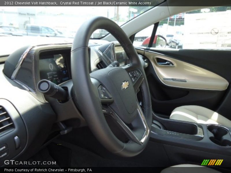 Crystal Red Tintcoat / Jet Black/Ceramic White Accents 2012 Chevrolet Volt Hatchback