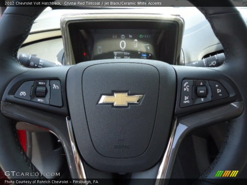 Crystal Red Tintcoat / Jet Black/Ceramic White Accents 2012 Chevrolet Volt Hatchback