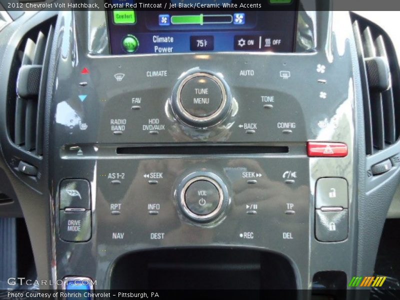 Crystal Red Tintcoat / Jet Black/Ceramic White Accents 2012 Chevrolet Volt Hatchback