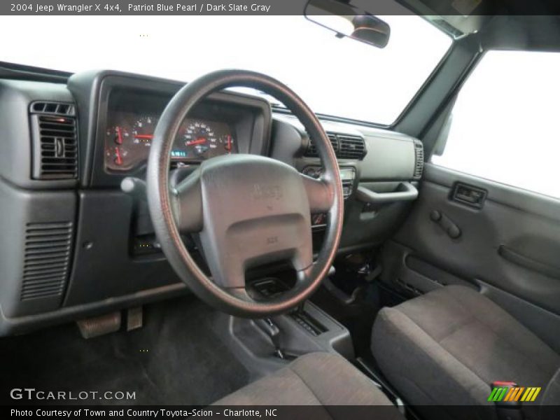 Patriot Blue Pearl / Dark Slate Gray 2004 Jeep Wrangler X 4x4