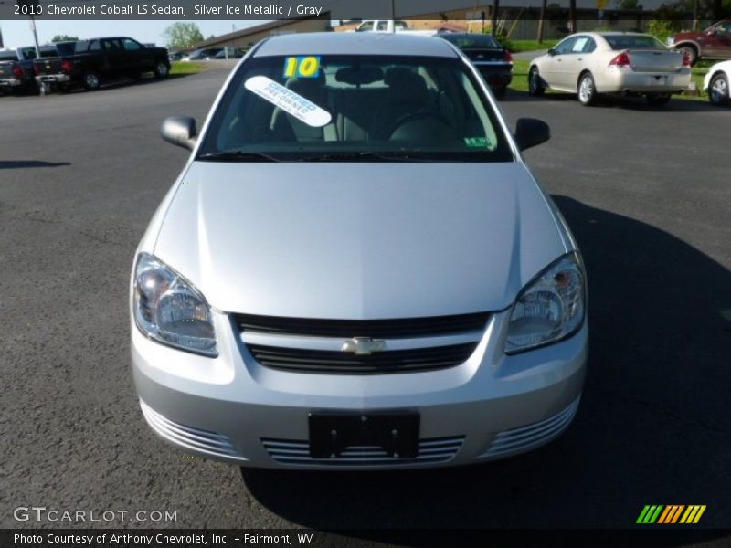 Silver Ice Metallic / Gray 2010 Chevrolet Cobalt LS Sedan