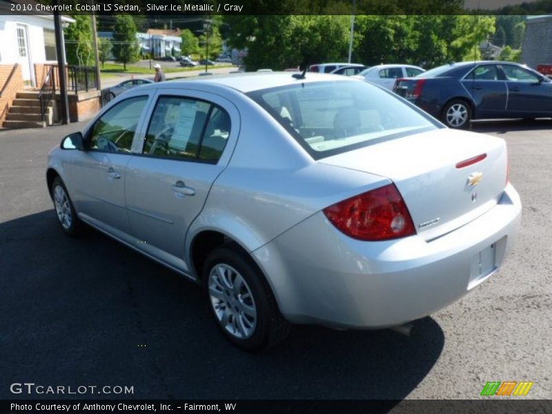 Silver Ice Metallic / Gray 2010 Chevrolet Cobalt LS Sedan