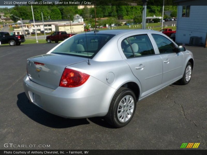 Silver Ice Metallic / Gray 2010 Chevrolet Cobalt LS Sedan