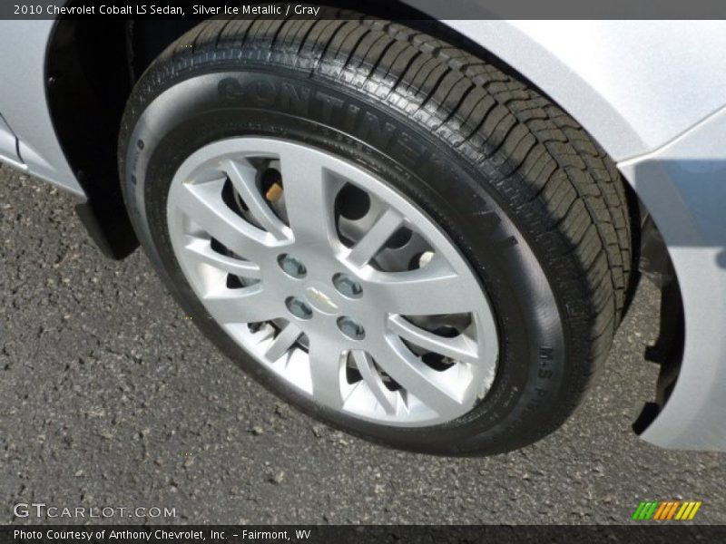Silver Ice Metallic / Gray 2010 Chevrolet Cobalt LS Sedan