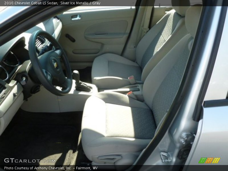 Silver Ice Metallic / Gray 2010 Chevrolet Cobalt LS Sedan