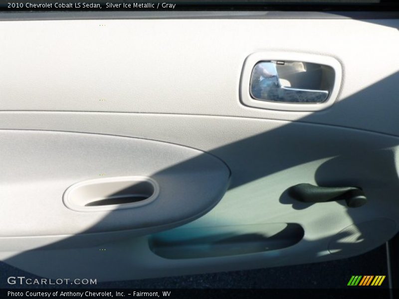 Silver Ice Metallic / Gray 2010 Chevrolet Cobalt LS Sedan