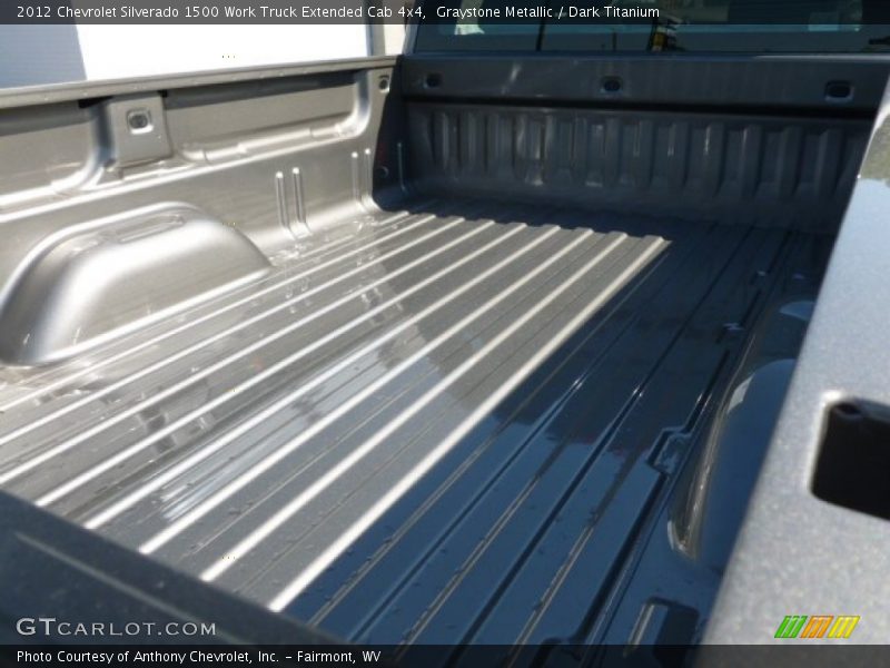 Graystone Metallic / Dark Titanium 2012 Chevrolet Silverado 1500 Work Truck Extended Cab 4x4