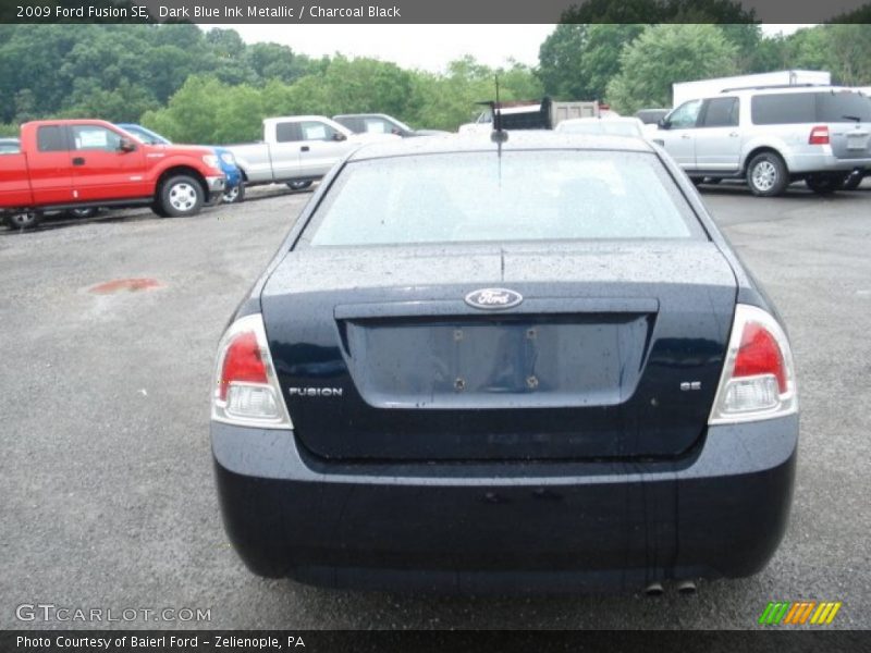 Dark Blue Ink Metallic / Charcoal Black 2009 Ford Fusion SE