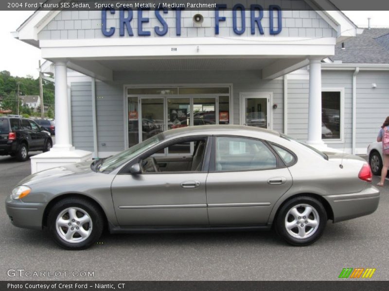 Spruce Green Metallic / Medium Parchment 2004 Ford Taurus SES Sedan