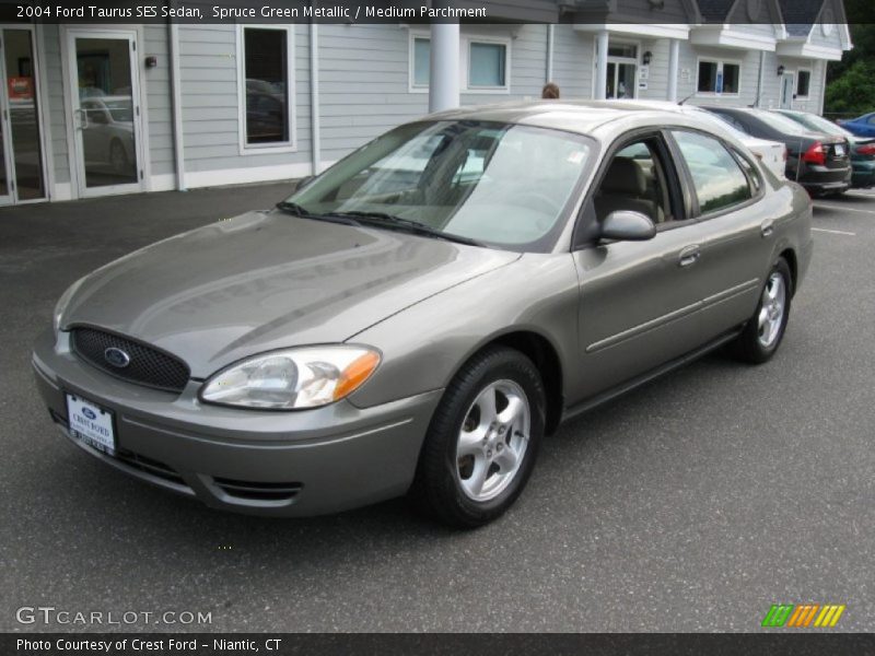 Spruce Green Metallic / Medium Parchment 2004 Ford Taurus SES Sedan