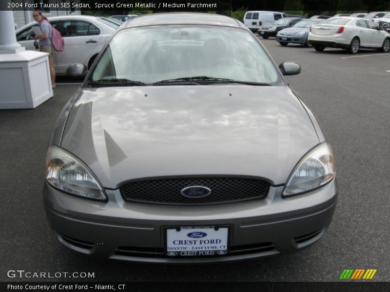 Spruce Green Metallic / Medium Parchment 2004 Ford Taurus SES Sedan