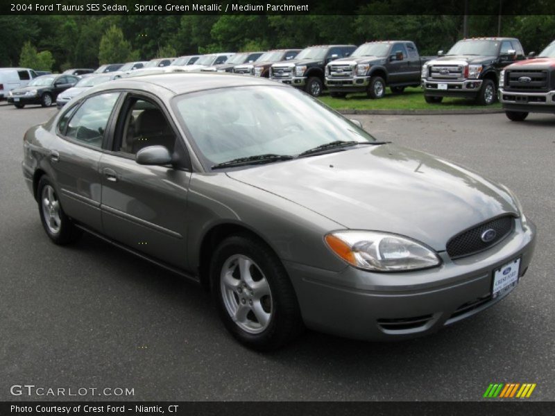 Spruce Green Metallic / Medium Parchment 2004 Ford Taurus SES Sedan