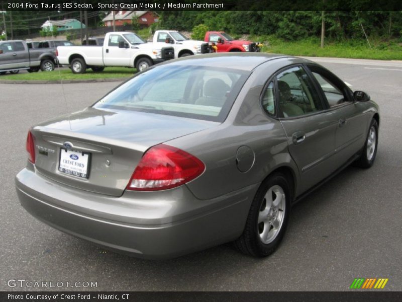 Spruce Green Metallic / Medium Parchment 2004 Ford Taurus SES Sedan