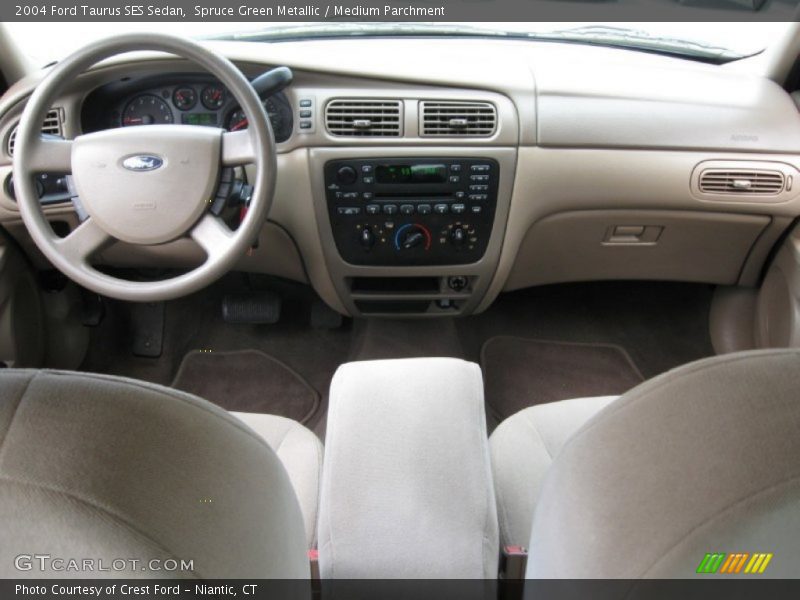 Spruce Green Metallic / Medium Parchment 2004 Ford Taurus SES Sedan