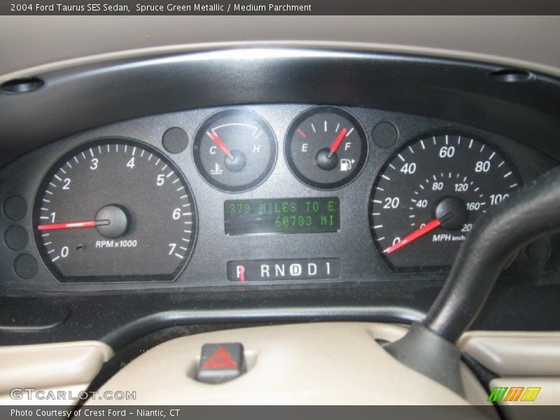 Spruce Green Metallic / Medium Parchment 2004 Ford Taurus SES Sedan