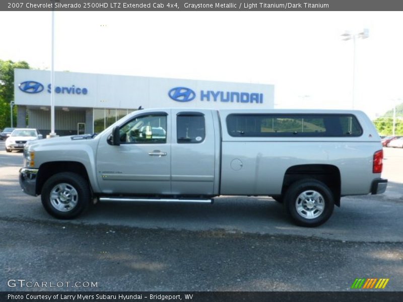 Graystone Metallic / Light Titanium/Dark Titanium 2007 Chevrolet Silverado 2500HD LTZ Extended Cab 4x4