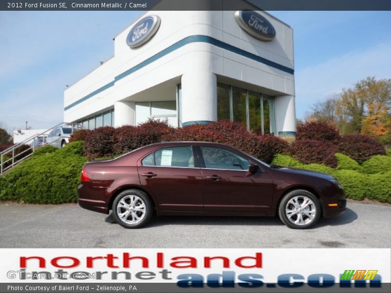 Cinnamon Metallic / Camel 2012 Ford Fusion SE